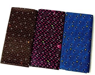100% Cotton Men's Printed Kerala Lungi(Mude) - Pack of Three - Print are Assorted - Pink,Blue,Brown Colour Lungies, Multi Colour