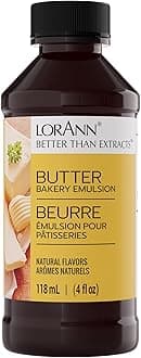 Lorann Oils Butter Bakery Emulsion: True Butter Flavor, Ideal for Enhancing Rich Dairy Notes in Baked Goods, Gluten-Free, Keto-Friendly, Butter Flavoring Essential for Your Kitchen