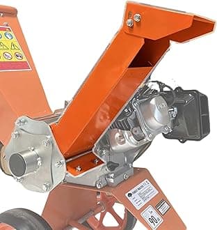 Forest Master FM4DDE-MUL Electric 4HP Garden Shredder with Upper Discharge Chute – Wood Chipper & Mulcher – 50mm Capacity – Compact, Adjustable, UK Engineered Design