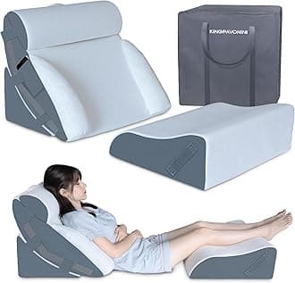 KingPavonini 4PCS Wedge Pillow White