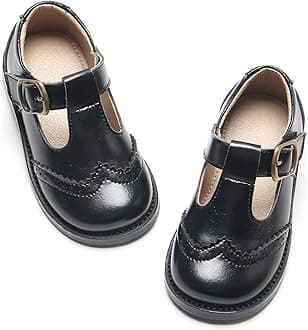 Toddler Little Girl Mary Jane Dress Shoes - Ballet Flats for Girl Party School Shoes