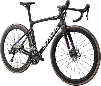 SAVADECK Carbon Road Bike,Lightweight Full Carbon Racing Bicycle with Shimano 105 R7120 24S Shift Groupset and Hydraulic Oil Disc Brake Bike