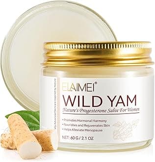 Wild Yam Root Organic Balancing Cream for Menstrual & Menopause Relief, Hormone Balance for Women