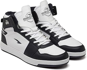 ASIAN Carnival-13 High Top Casual Chunky Fashion Sneakers, Dancing Shoes Basketball Shoes with Rubber Outsole for Boys