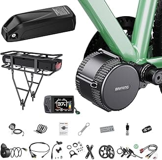 BAFANG Mid Drive Kit 750W 1000W 500W BBS02B BBS-HD Electric Bike Conversion Kit 48V 52V Ebike Conversion Kit for 68-73MM Mountain Bike Road Bike with Battery and Display(Optional)