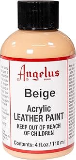 Angelus Acrylic Leather Paint, 4 Fl Oz (Pack of 1), Beige