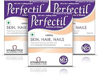 Multivitamin Supplements for Hair, Skin and Nails for Men & Women,Packed with Biotin and Grape Seed Extract for Radiant and Younger-Looking Skin, Stronger Nails | 30 Tablets (Pack of 3)