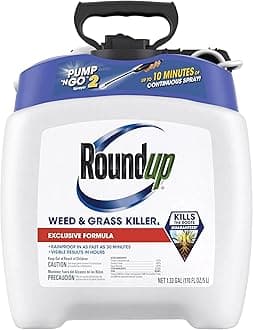 - Weed and Grass Killer₄ with Pump 'N Go 2 Sprayer, Use in and Around Flower Beds, Trees & More, 1.33 gal.