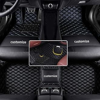 car Floor Mats fit for Toyota 4Runner 1999-2025 Custom Style Luxury Leather All Weather Protection Floor Liners Black-Color