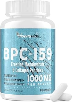 BPC-159 Peptide Capsules 1500mcg - High Potency BPC 159 - Gluten Free | 60 Capsules