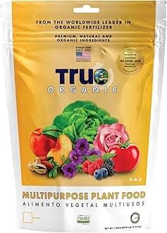 True Organic Multipurpose Plant Food – All-Natural Fertilizer for Fruits, Vegetables, Flowers, and Herbs – Perfect for Small Gardens and Containers