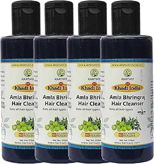 Khadi Natural Herbal Amla and Bhringraj Shampoo (840 ml)