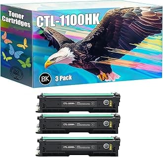 ODRNG CTL-1100HK Toner Cartridges Compatible for Pantum CP1100 CP1100DW CM1100DN CM1100DW CM1100ADN CM1100ADW Printers, High Yield 3000 Pages, Bright Colors Clear Printing (3 Pack Black)