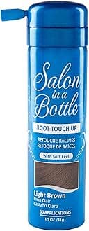 Salon in a Bottle Root Touch up Hair Spray Light Brown by Salon in a Bottle