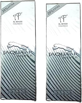 Jaquaar silver 30 ML Pack of 2 Long-lasting perfume premium luxury fragrance.suitable for men and women