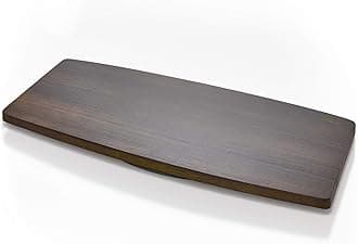 Prosumer's Choice Bamboo TV Turntable Stand | Rotating Swivel TV Base for LED/LCD TV, Monitors, Stereos, 31 inch Base Surface | Media Console, Entertainment Center for Living Room Bedroom-Brown