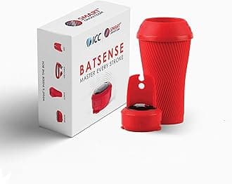 SmartCricket.com | Bat Sense | Make Your BAT Smart | Cricket BAT Sensor | Cricket First Smart Wearable Gear | SMART BAT | BAT Sensor (Red)