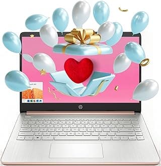 HP Essential Laptop, 14" HD Display, Intel Celeron N4120, 8GB RAM, 128GB eMMC+256GB Micro SD, Webcam, HDMI, Wi-Fi, RJ-45, 1 Year Office 365, Windows 11 Home, Rose Gold