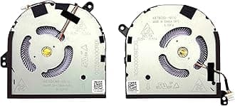 New CPU+GPU Cooling Fan Replacement for DELL XPS 15 9500,Dell Precision 5550 0DJH35 009RK6 Pair Fans DJH35 09RK6