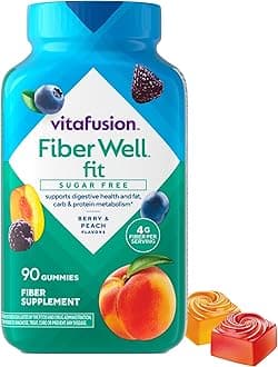 Fiber Well Fit Gummies Supplement, 90 Count (Packaging May Vary)