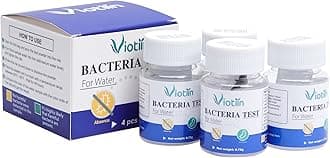 4 Pack E Coli and Coliform Bacteria Water Test Kit, EPA Approved, Water Quality Water Test Kit for Detect Well, Tap, Pool, Lake, Pond and Drinking Water