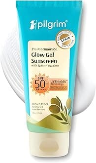 2% Niacinamide Gel Sunscreen SPF 50+ PA++++ | Lightweight Broad Spectrum UV Protection for Face | Non-Greasy, Fast Absorbing Daily Sunscreen | 1.76 Oz (50g)