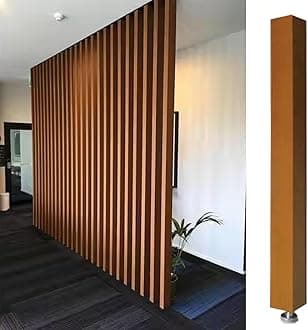 Room Divider Modern DIY Room Divider for Privacy Screen/Doorway/Studio Apartment, Square Wall Partition Floor to Ceiling Design, Easy to Install & Remove (Color : 1pc Height, Size : 220cm/86.6in/7