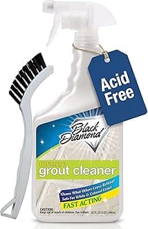 Ultimate Grout Cleaner for Tile Floors Blasts Away Years of Dirt and Grime Making Cleaning Easy. Heavy Duty Spray Cleaning Solution. Safe for Colored Grout and Natural Stone