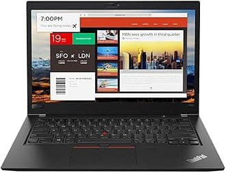 Lenovo (Refurbished) ThinkPad T480s Business Laptop, Intel Core i7-8th Generation CPU, 8GB DDR4 RAM, 256GB Hard, 14.1 inch Display, Windows 10 Pro(Upgraded)