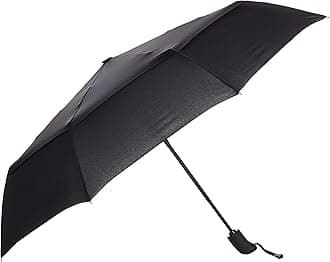 AmazonBasics Automatic Travel Umbrella with Wind Vent (Black)