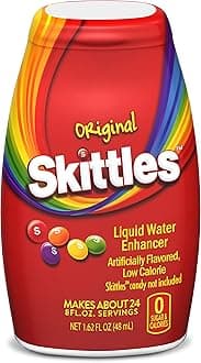 SINGLES TO GO! Skittles Liquid Water Enhancer, 1.62 Fl. Oz. Bottle, 1 Bottle Makes 24 8oz. Servings