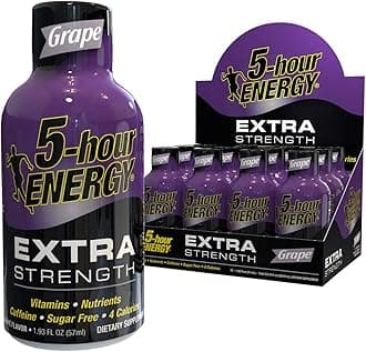 5-hour ENERGY 5 Hour Extra Grape Flavor - 12/2oz Shots