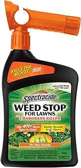 SpectracideWeed Stop For Lawns Plus Crabgrass Killer Concentrate, Kills Crabgrass On Lawn, 32 fl Ounce (RTS QuickFlip Spray)