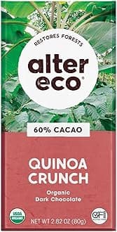 Alter Eco Americas Organic Chocolate Bar - Dark Quinoa - 2.82 Oz Bars - Case Of 12