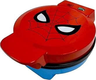 Uncanny Brands Marvel Spiderman Waffle Maker -Spidey's Mask on Your Waffles- Waffle Iron