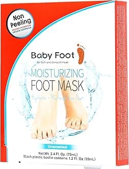 Unscented Non-Peel Moisturing Mask – Hydrate and Refesh in 15-Minute - No Pain Feet Treatment - For Men and Women - Smooth and rich moisturizer for Baby Soft Feet