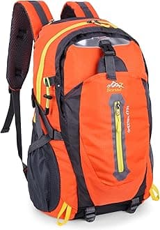 40L Lightweight Hiking Backpack, Multi-functional Water-resistant Casual Camping Trekking Rucksack for Cycling Travel Climbing Mountaineer Outdoor Sport