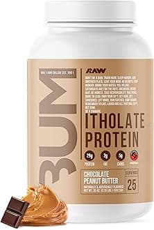 Whey Isolate Protein Powder, Chocolate Peanut Butter (CBUM Itholate) - 100% Grass-Fed Sports Nutrition Powder for Muscle Growth & Recovery - Low-Fat, Low Carb, Naturally Flavored - 25 Servings