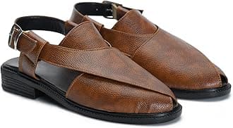 STEPHORN Men's Peshawari Ethnic Footwear Fancy Sandals for Man Day Long Comfort|Outfit|Evening|Outdoor|Casual|Fashion|Trending|Lightweight