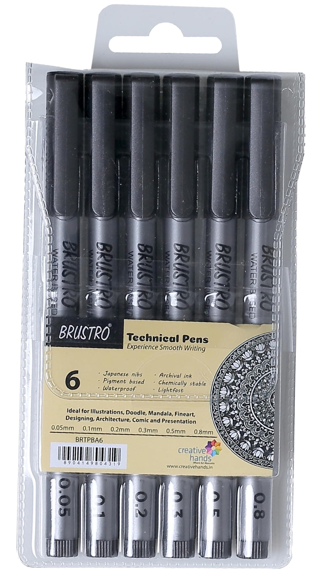 Technical Pen (Pack of 6)