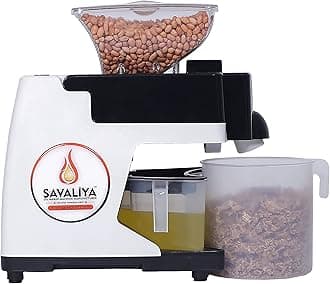 Si-801 Automatic Cold Press Extractor Machine,Pure & Fresh Healthy Oil Maker/Press Machine For Home Use, 400 Watts, White - Stainless Steel