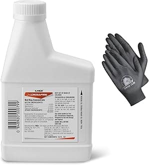Crossfire Bedbug Concentrate 13oz + Disposable Gloves