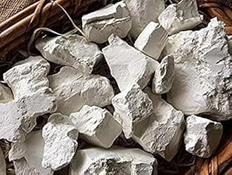 Pmw - Cleaned Kaolin Clay Chunks - Edible - Cosmetic Grade - Original - 100 Grams, White