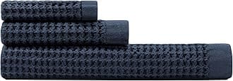 ONSEN - Bath Sheet Set - 3 Waffle Towels - 100% Suprima Cotton Waffle Weave - Quick Dry Luxury Bath Towels - Soft & Durable - Includes Bath Sheet, Hand Towel, Face Towel - Home Essential,Twilight Blue
