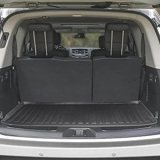 Premium Cargo Liner for Nissan Armada 2017-2025- 100% Protection - Custom Fit Car Trunk Mat - All-Season Black Cargo Mat - 3D Shaped Laser Measured Trunk Liners for Infiniti QX80