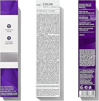 Permanent Brights Creme Hair Color Purple, Vegan, Cruelty Free, PPD Free, 100% Gray Coverage, Long Lasting, Fade Resistant Color, 2.05 oz