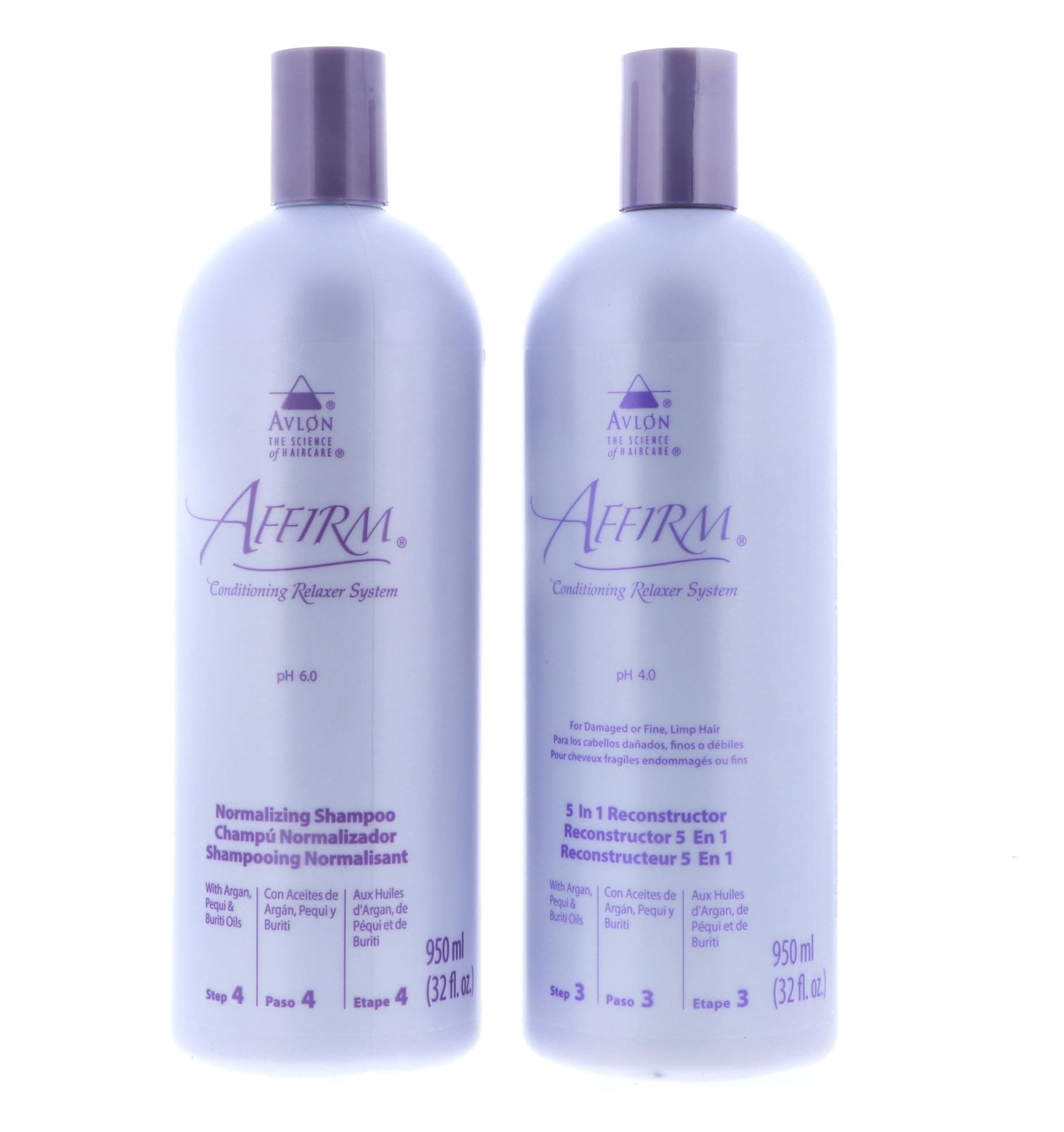 Avlon Affirm 5 In 1 Reconstructor 32 Ounce + Normalizing Shampoo 32 Ounc