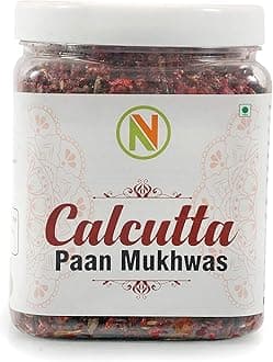 NatureVit Calcutta Meetha Paan Mukhwaas – Sweet Calcutta Paan Mouth Freshener with Gulkand & Fennel | Natural, Vegetarian, Hygienically Packed (3.20, Kilograms)