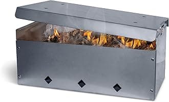 DiamondKingSmoker DKS Smoker Cooker Box for Grill | Turn Any BBQ Grill Into A Smoker | No Propane or Charcoal Needed | Provides All The Heat and Smoke to Cook Any Food (432 cu inches)