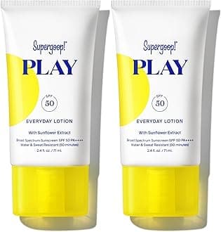 PLAY Everyday Lotion SPF 50 - Broad Spectrum Body & Face Sunscreen - Great for Active Days - Fast Absorbing, Water & Sweat Resistant - 2.4 fl oz - 2 Pack